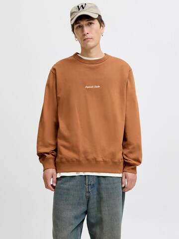 JACK & JONES - Sudadera 'JORNorrebro' en marrón: frente