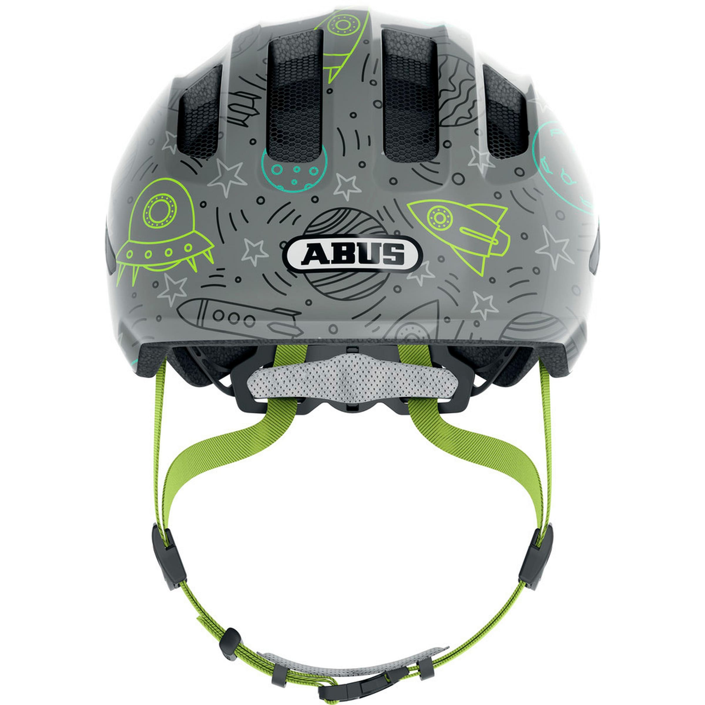 ABUS Fahrradhelm 'Smiley 3.0 Led' in Grau