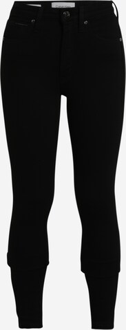 Calvin Klein - Skinny Calças de ganga em preto: frente