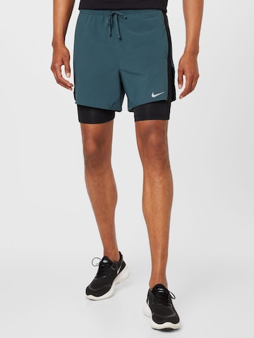 NIKE Regular Sports trousers 'Stride' in Blue: front