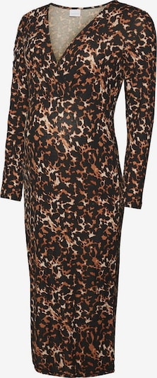 MAMALICIOUS Kleid 'ALVA' in braunmeliert / schwarz, Produktansicht