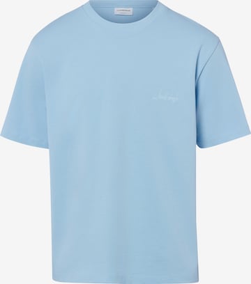 T-Shirt Lindbergh en bleu : devant
