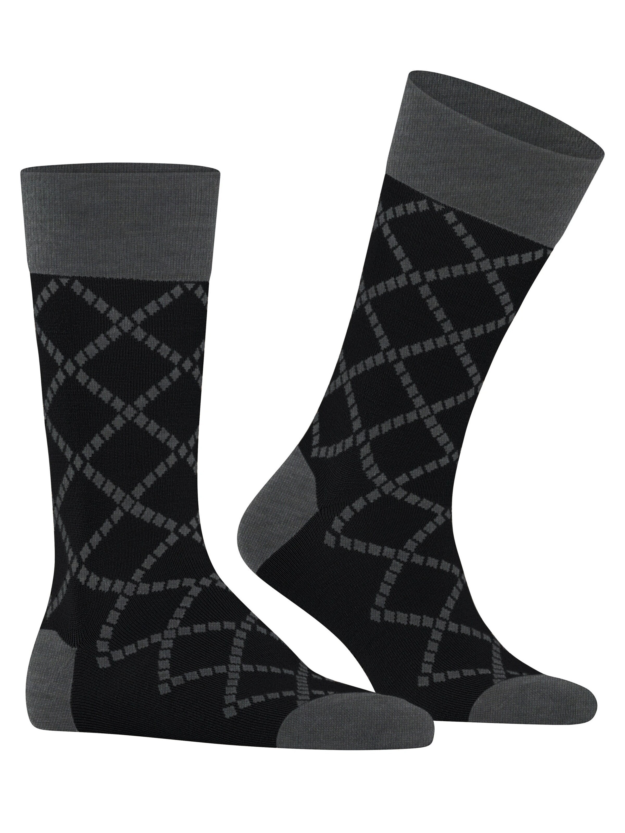 BURLINGTON Socks 'Ferry Road' in Black