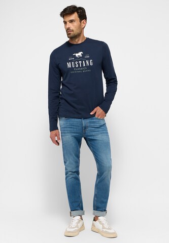 MUSTANG Shirt in Blau