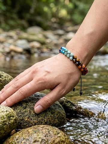 UNIQAL Bracelet '8 CHAKRA STEINE' in Mixed colors