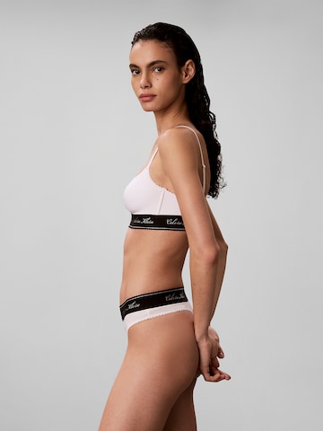 Calvin Klein Bustier BH in Weiß
