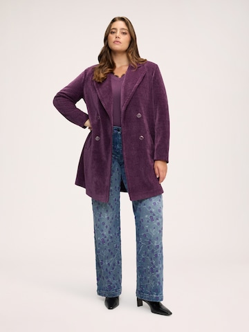 Cappotto di mezza stagione di Fiorella Rubino in lilla