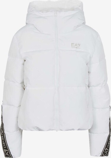 EA7 Emporio Armani Veste mi-saison en noir / blanc, Vue avec produit