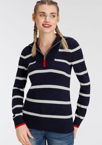 KangaROOS Sweater 'Gestr' in Blue: front