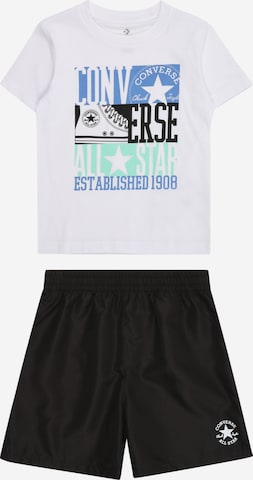 CONVERSE - Conjunto en negro: frente