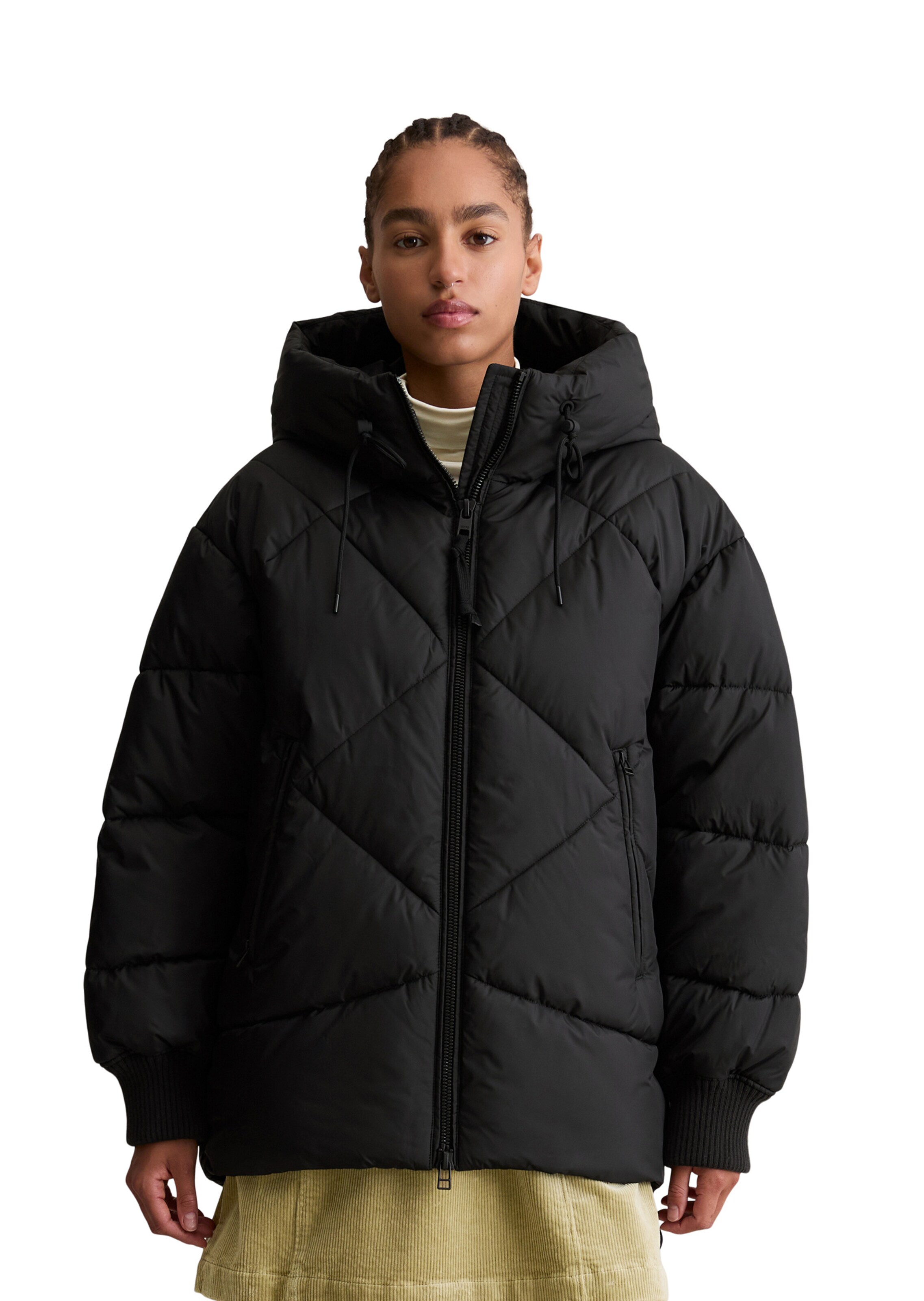 juoda Marc O'Polo DENIM Žieminė striukė: priekis