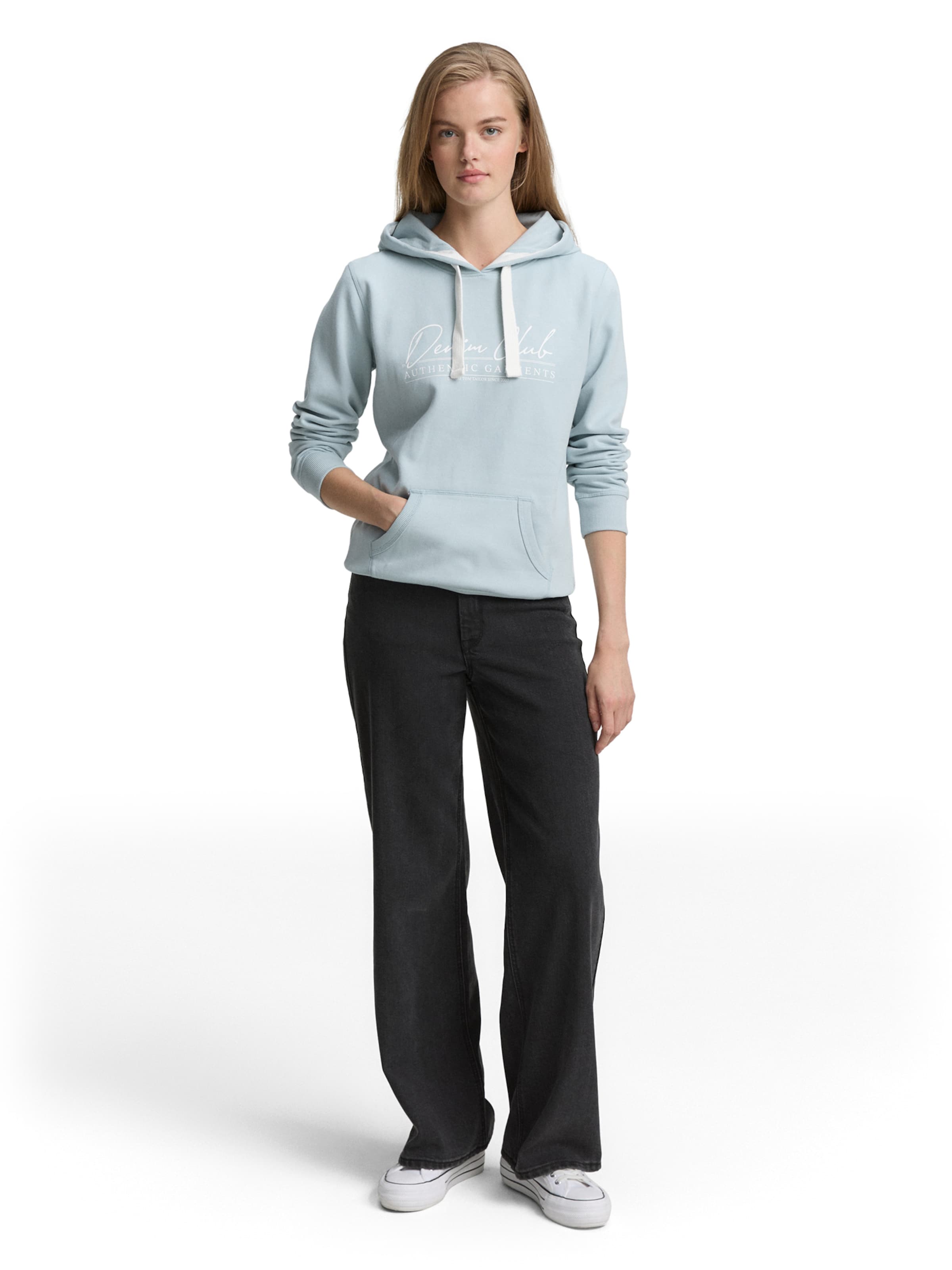 TOM TAILOR DENIM Свитшот в Синий