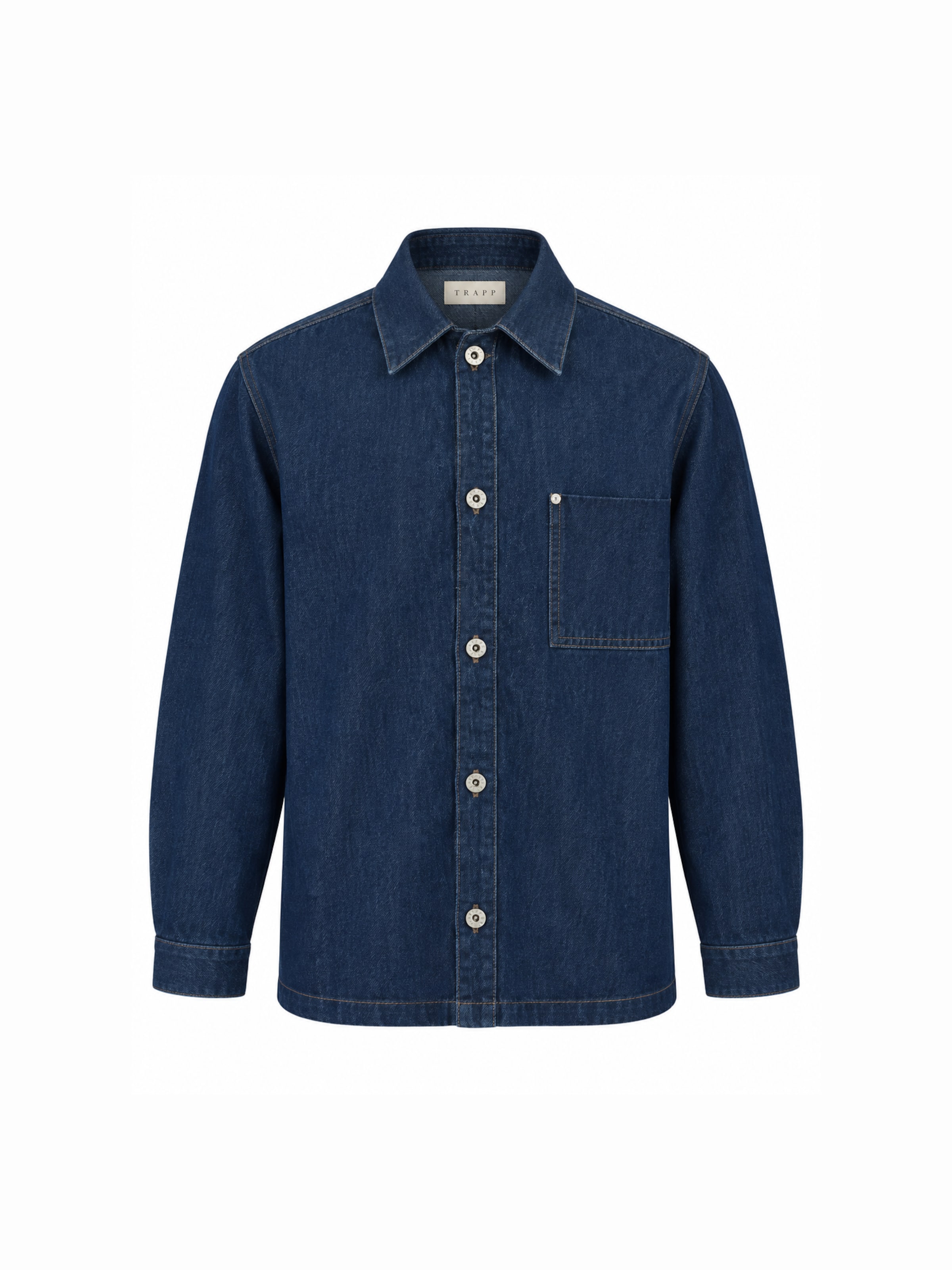 TRAPP - Ajuste regular Camisa en azul: frente