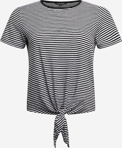 Lauren Ralph Lauren Plus Majica u crna / bijela, Pregled proizvoda