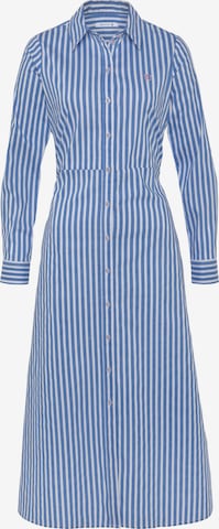 DELMAO Shirt Dress in Blue: front