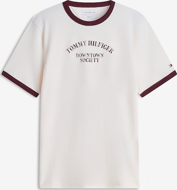 TOMMY HILFIGER Shirt 'Ringer' in White: front