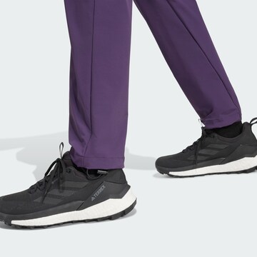 regular Pantaloni per outdoor 'Xperior' di ADIDAS TERREX in lilla