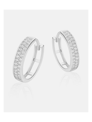 DIAMANT LETERNEL Ohrringe 'Ohrringe aus 585 Weißgold'‌‌‌‌‌‌‌‌‌ in Silber