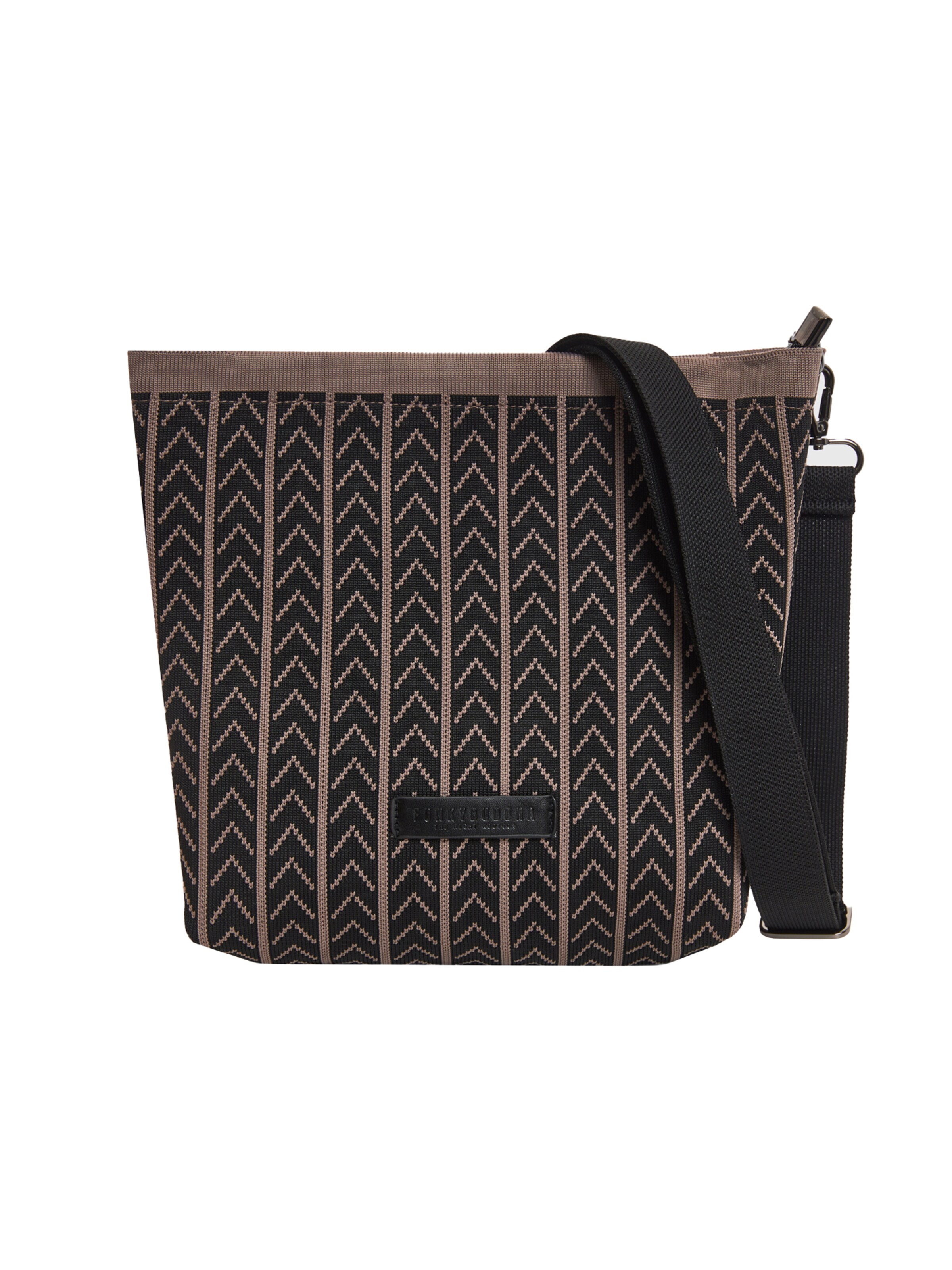 Funky Buddha Válltáska - fekete: elől