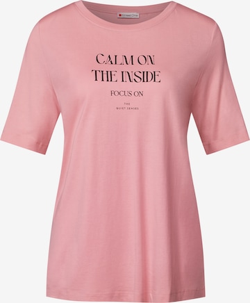 STREET ONE Shirt in Pink: front