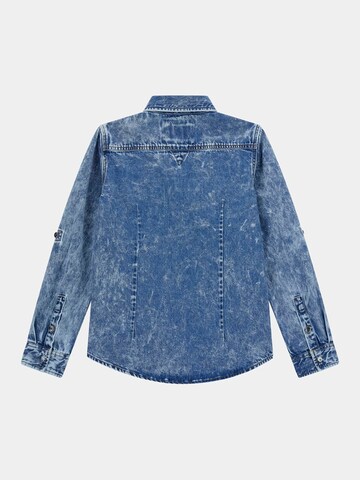 GUESS Regular Fit Hemd in Blau