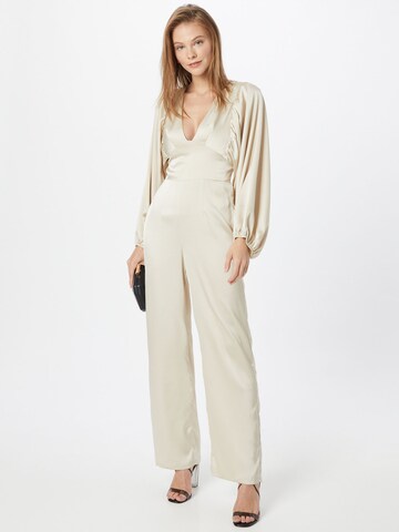 Chi Chi London - Jumpsuit 'Leona' en beige