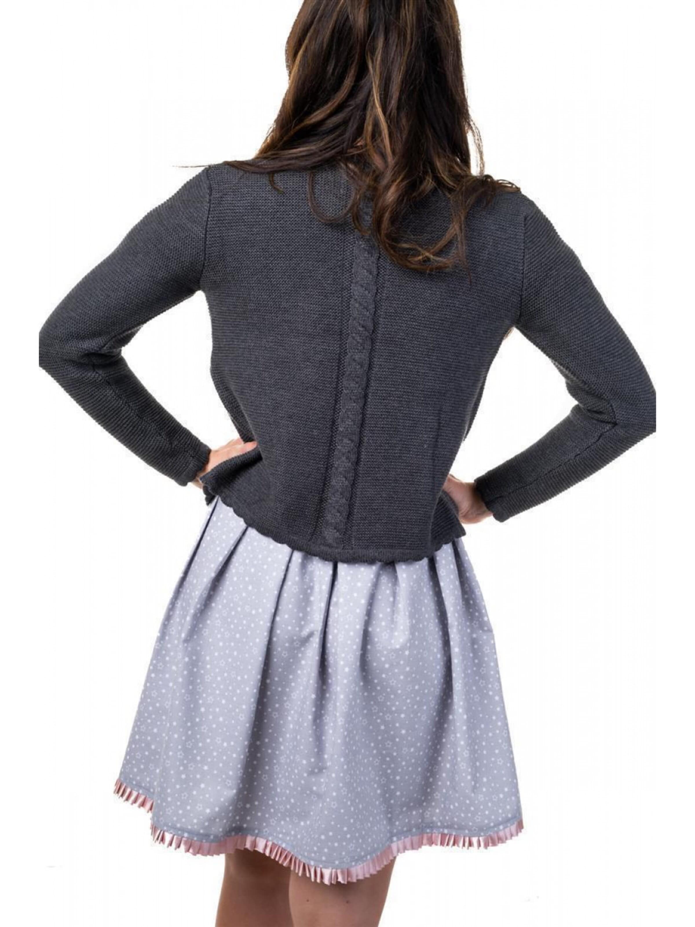 Trachtl Strickjanker 'TRACHTENJACKE DUNKELGRAU'‌‌‌ in Grau