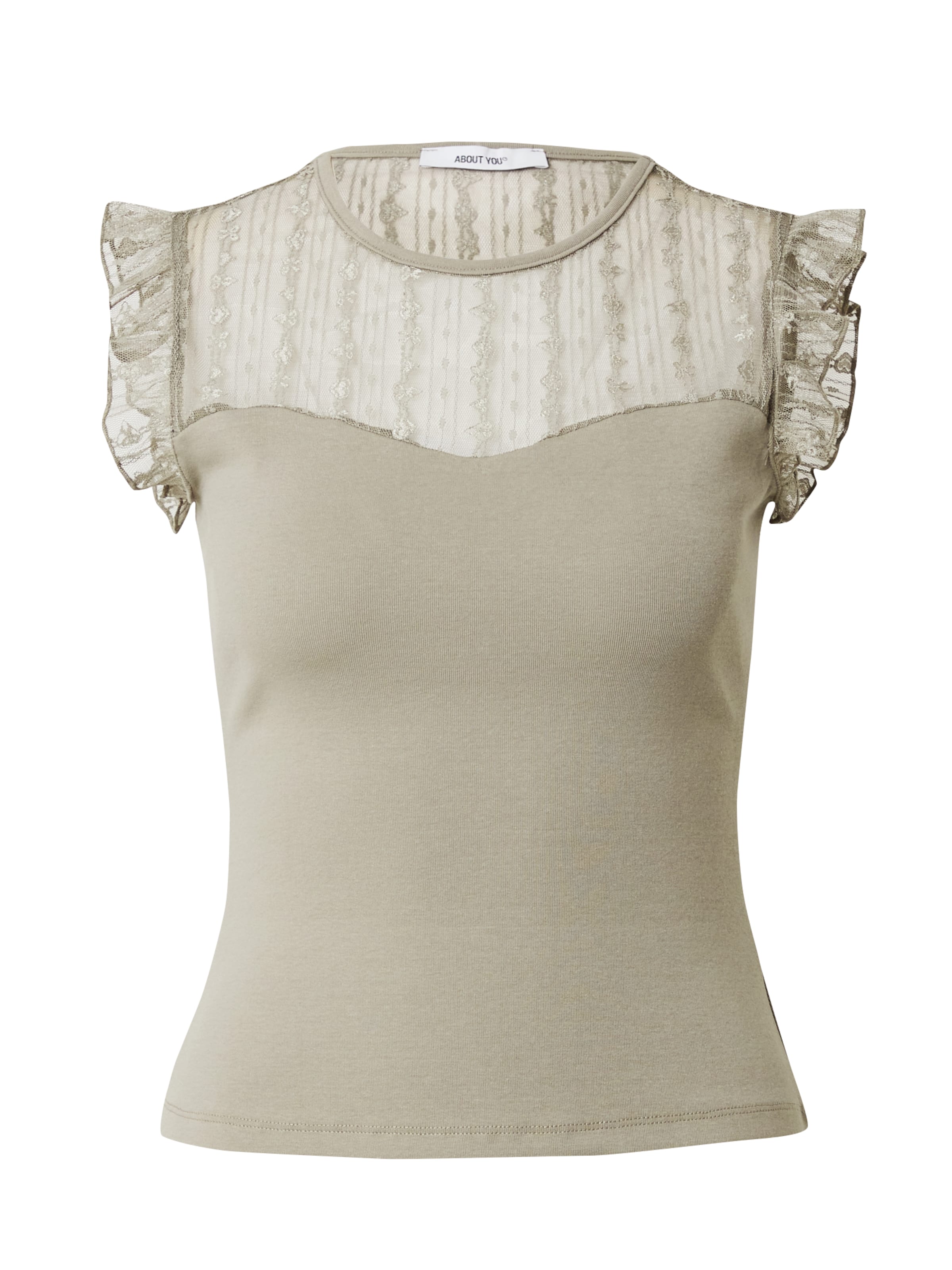 ABOUT YOU Top 'Nuria' in Grün: Vorderseite