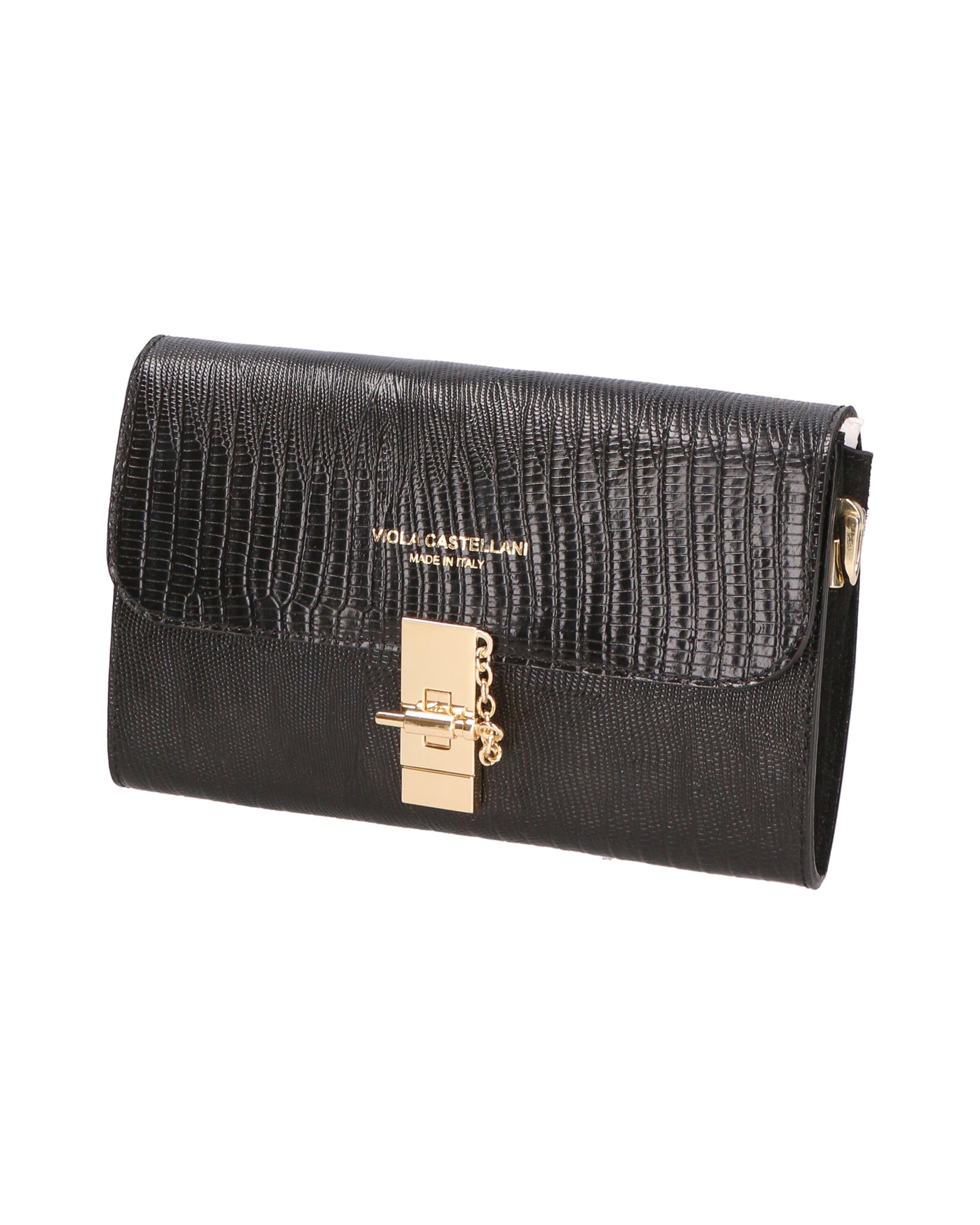 Viola Castellani Clutch in Schwarz