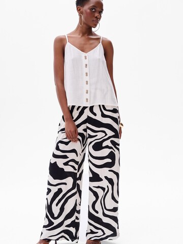 Blue Shadow Wide Leg Hose‌‌‌‌‌ in Schwarz
