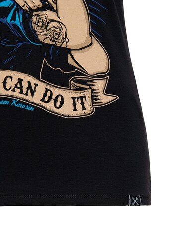Queen Kerosin Shirt 'We can do it' in Black