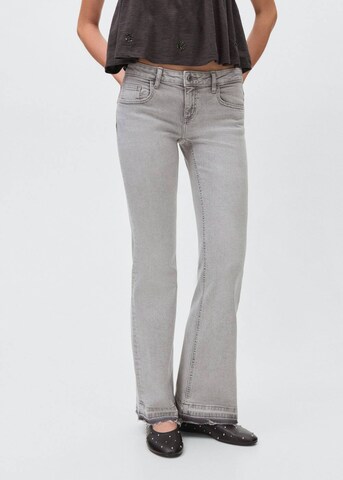 MANGO TEEN Flared Jeans in Grau: Vorderseite