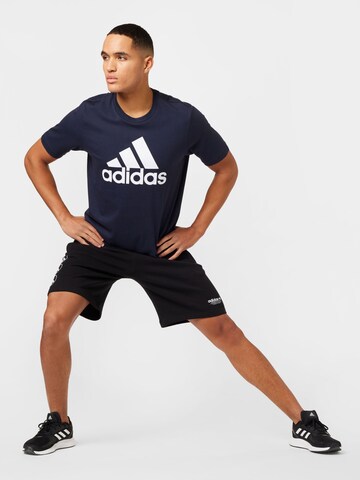 ADIDAS SPORTSWEAR Functioneel shirt 'Essentials' in Blauw