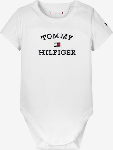 Tutina / body per bambino di TOMMY HILFIGER in bianco: frontale