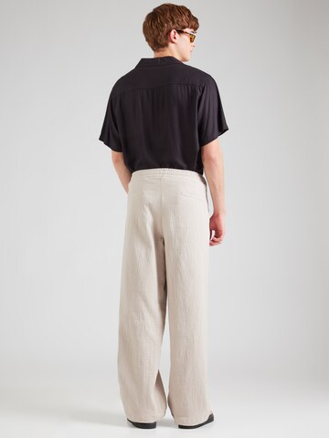 Wide Leg Pantalon TOPMAN en gris