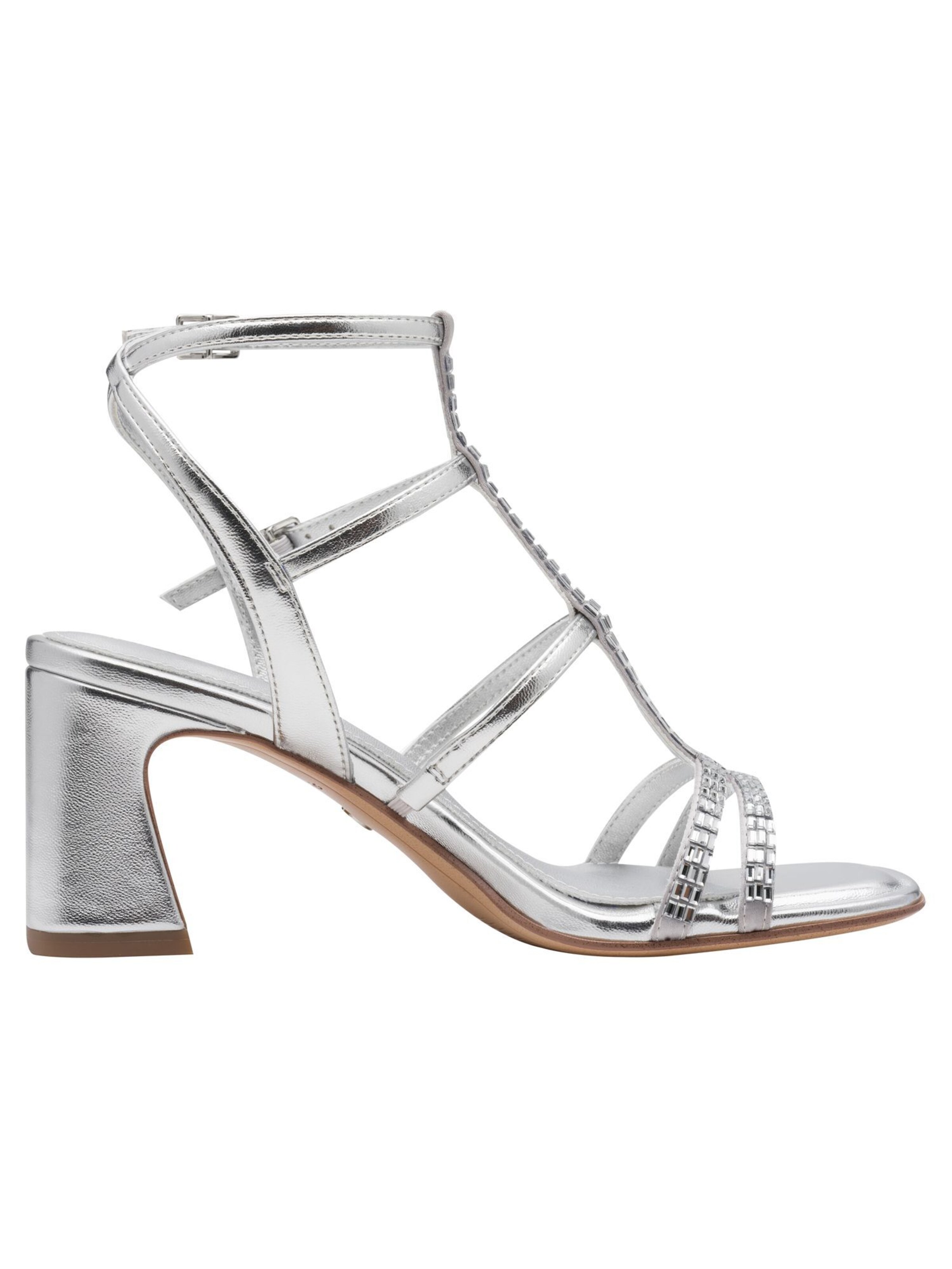 Sandales à lanières Tamaris en argent