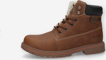 Dockers by Gerli Lace-Up Boots in Brown: front