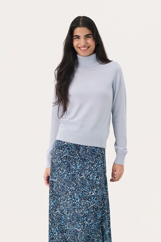 Part Two Pullover 'Mae' in Blau: Vorderseite