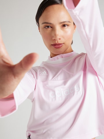 T-shirt fonctionnel 'Tiro' ADIDAS SPORTSWEAR en rose