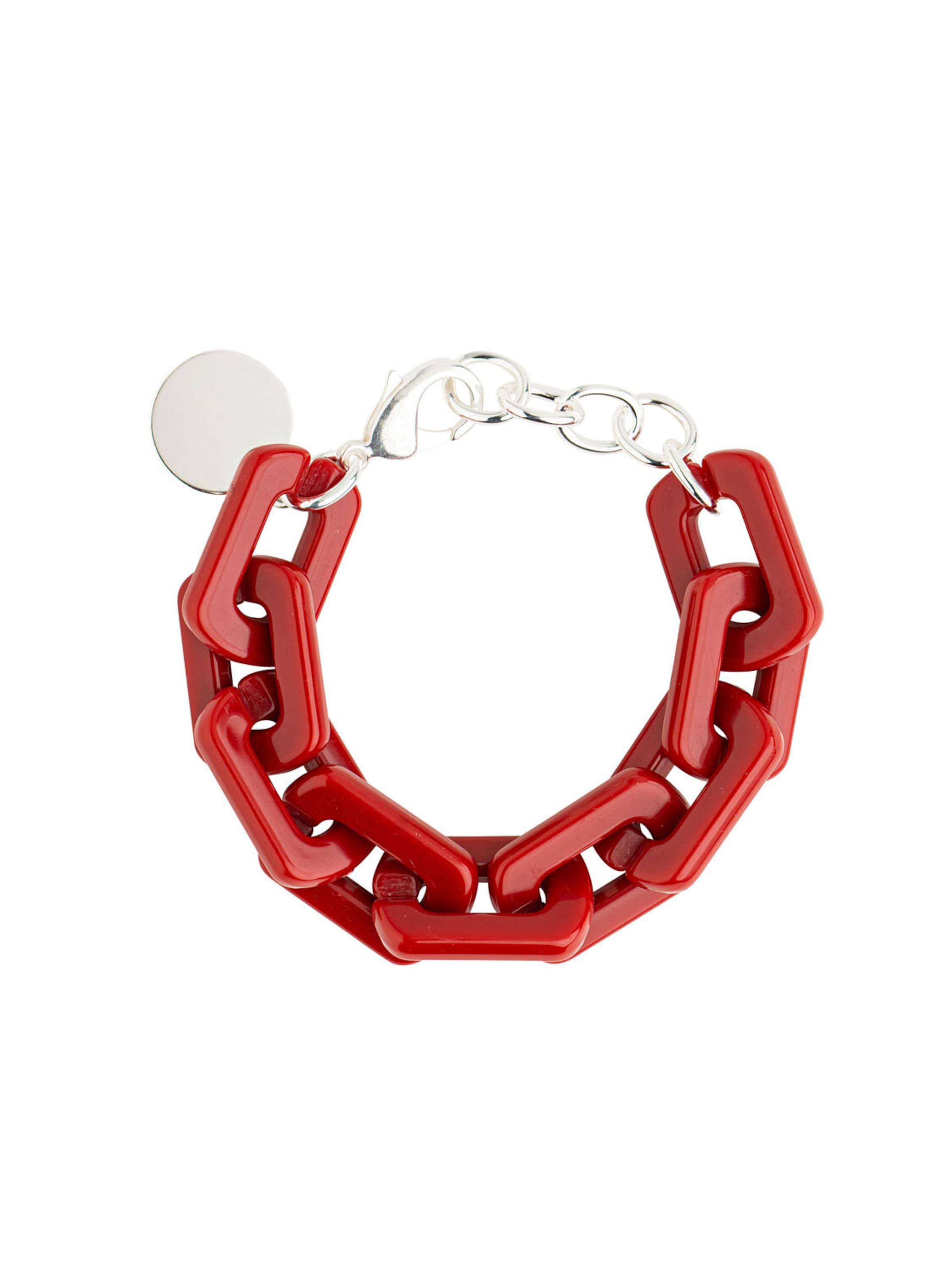 Bracelet 'Kelly' Cheeky Chain Munich en rouge : devant