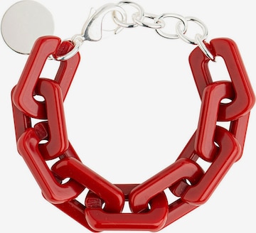 Cheeky Chain Munich Armband 'Kelly' in Rot: Vorderseite