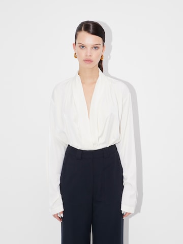 Camicia da donna 'Connie' di LeGer by Lena Gercke in bianco: frontale