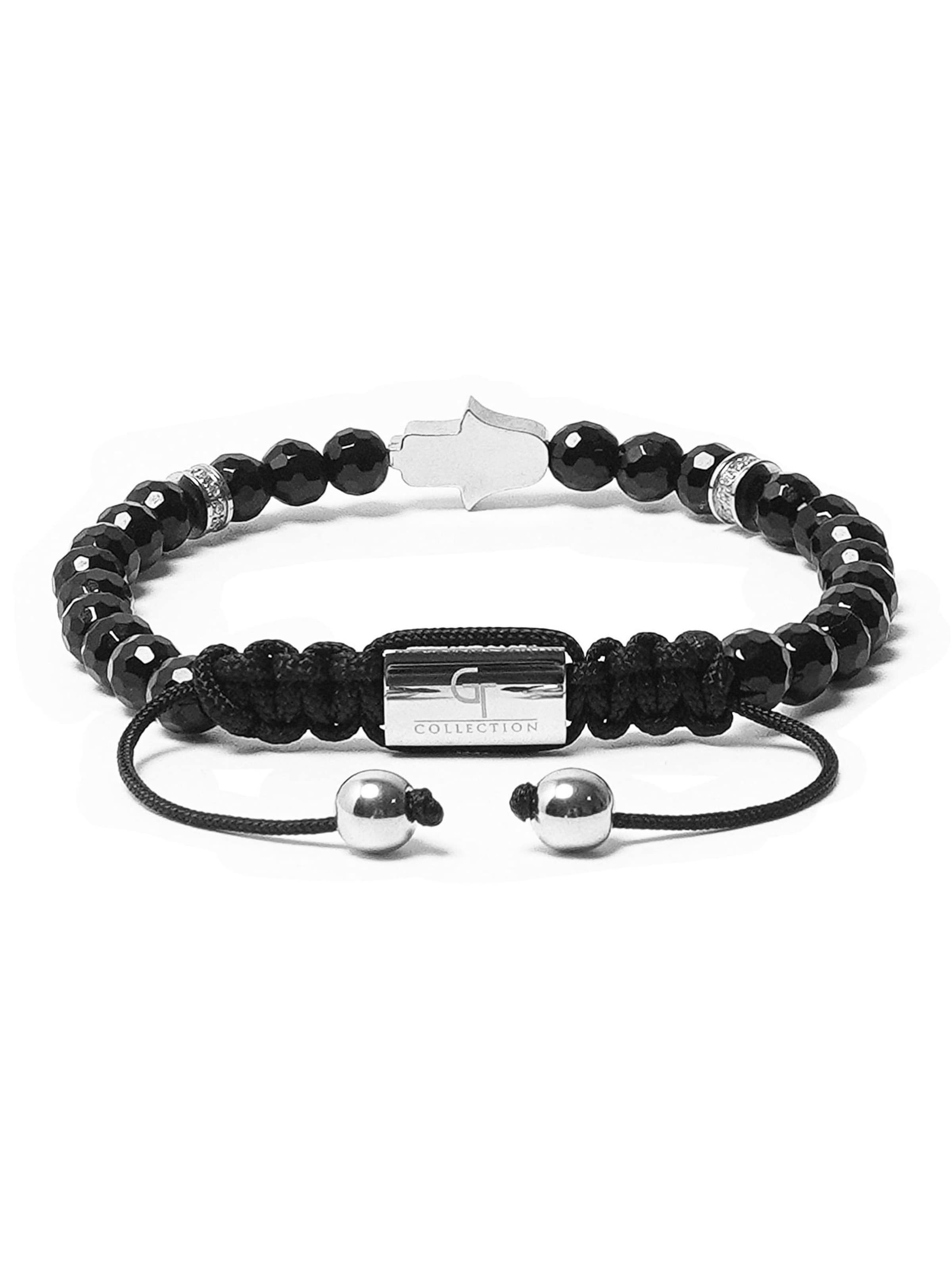 Bracelet 'Hamsa Hand' GT Collection en noir