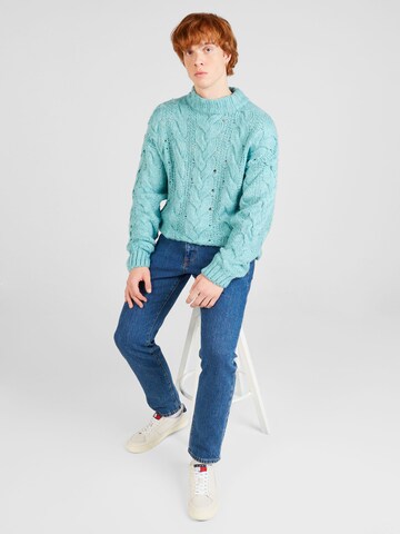 TOPMAN Pulóver 'Floria' - kék