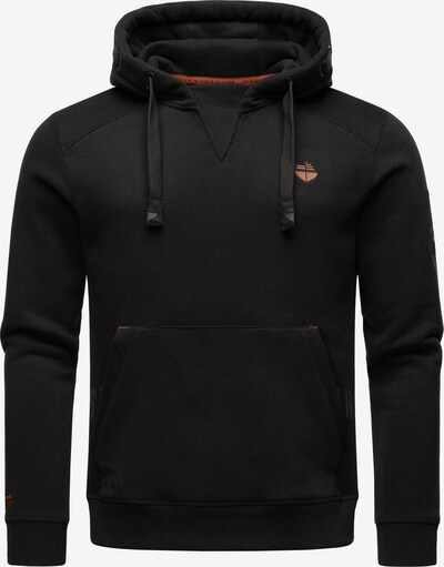 STONE HARBOUR Sweatshirt 'Funny Finch' in Orange / Black, Item view