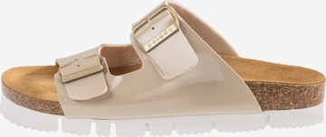 Palado Pantolette 'Korfu' in Beige: Vorderseite