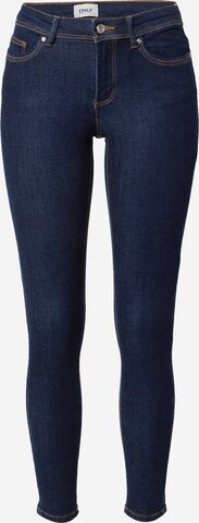 ONLY Skinny Jeans 'Wauw' in Blauw: voorkant