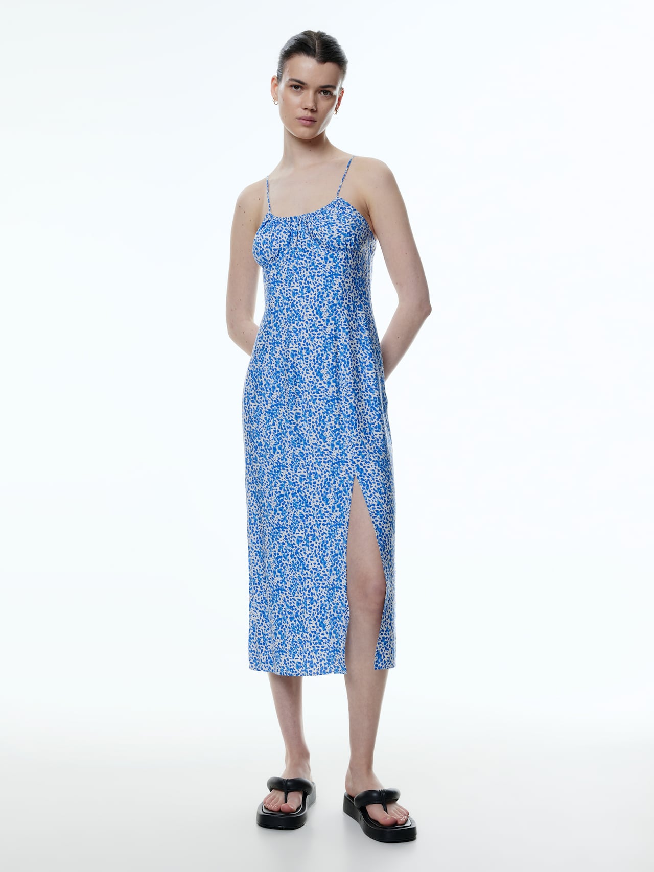 EDITED Producten Zomerjurk 'Maleen' Blauw