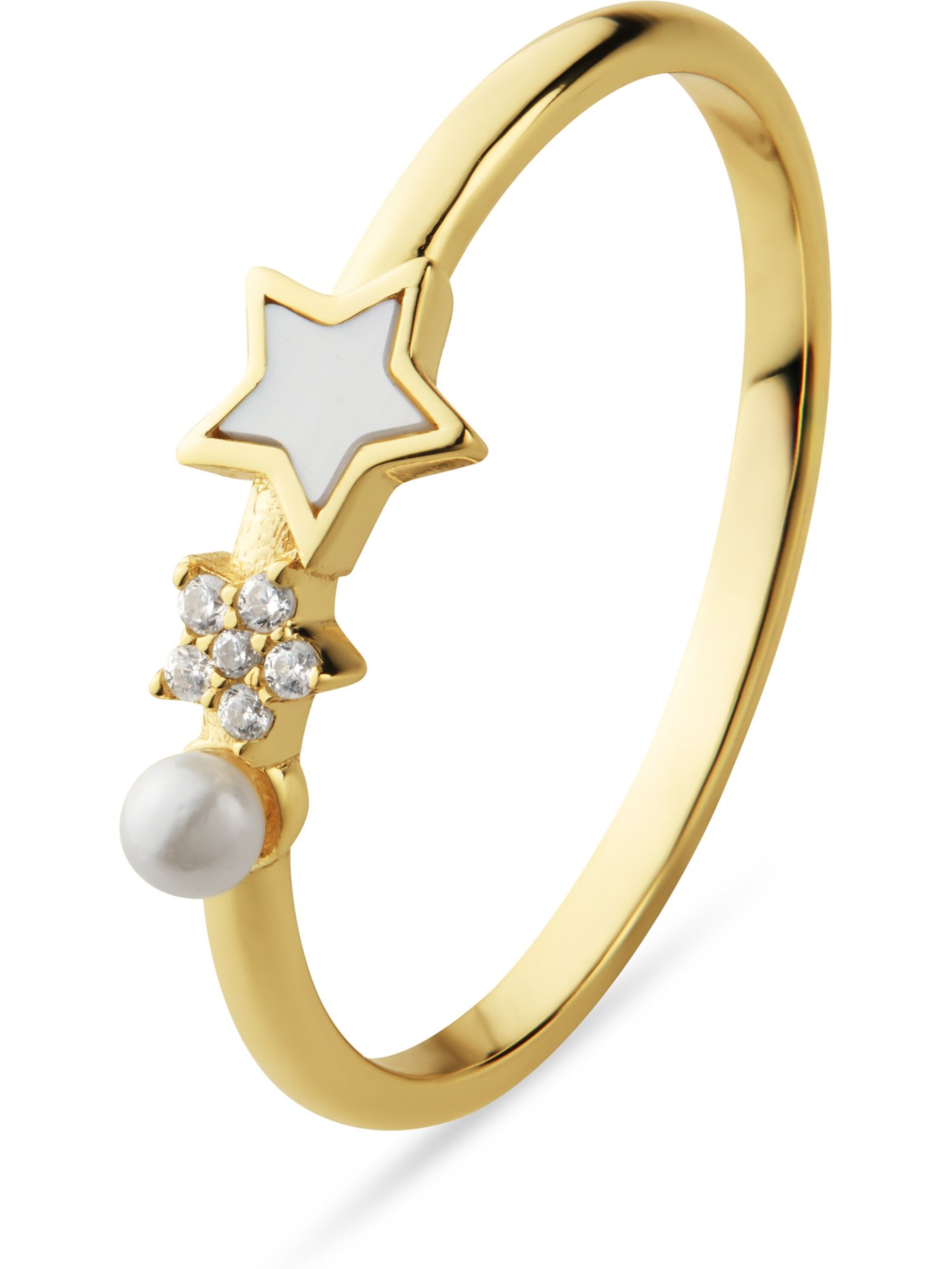 CHRIST Ring in Gold: Vorderseite