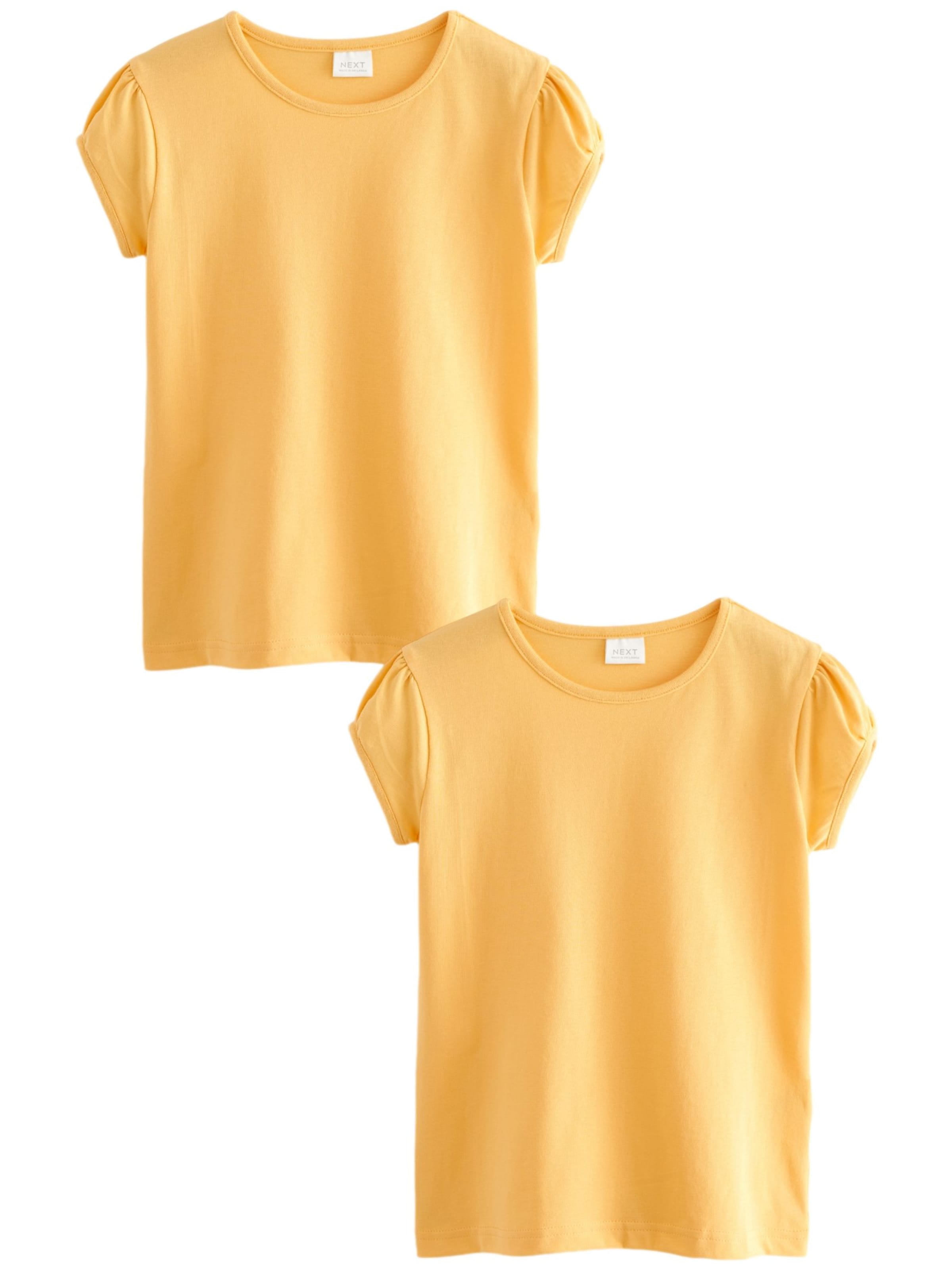 dzeltens Next T-Krekls: no priekšpuses